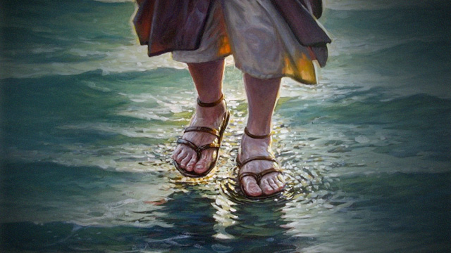 andar sobre as aguas - Os Milagres de Jesus