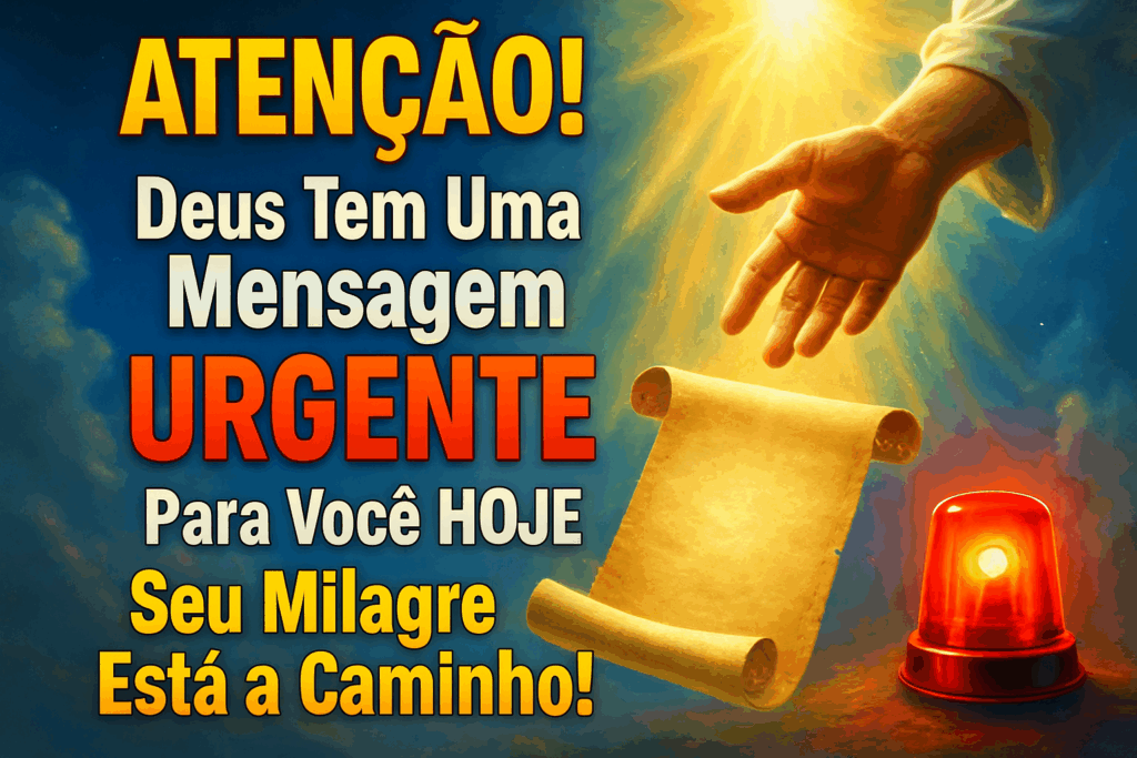 ATENÇÃO! 🔥 Deus Tem Uma Mensagem URGENTE Para Você HOJE - Seu Milagre Está a Caminho! ✨ imagem mensagem urgente 1024x683 - ATENÇÃO! 🔥 Deus Tem Uma Mensagem URGENTE Para Você HOJE - Seu Milagre Está a Caminho! ✨