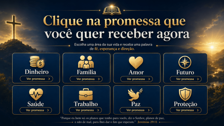 Promessas por tema: 12 leituras para seu momento