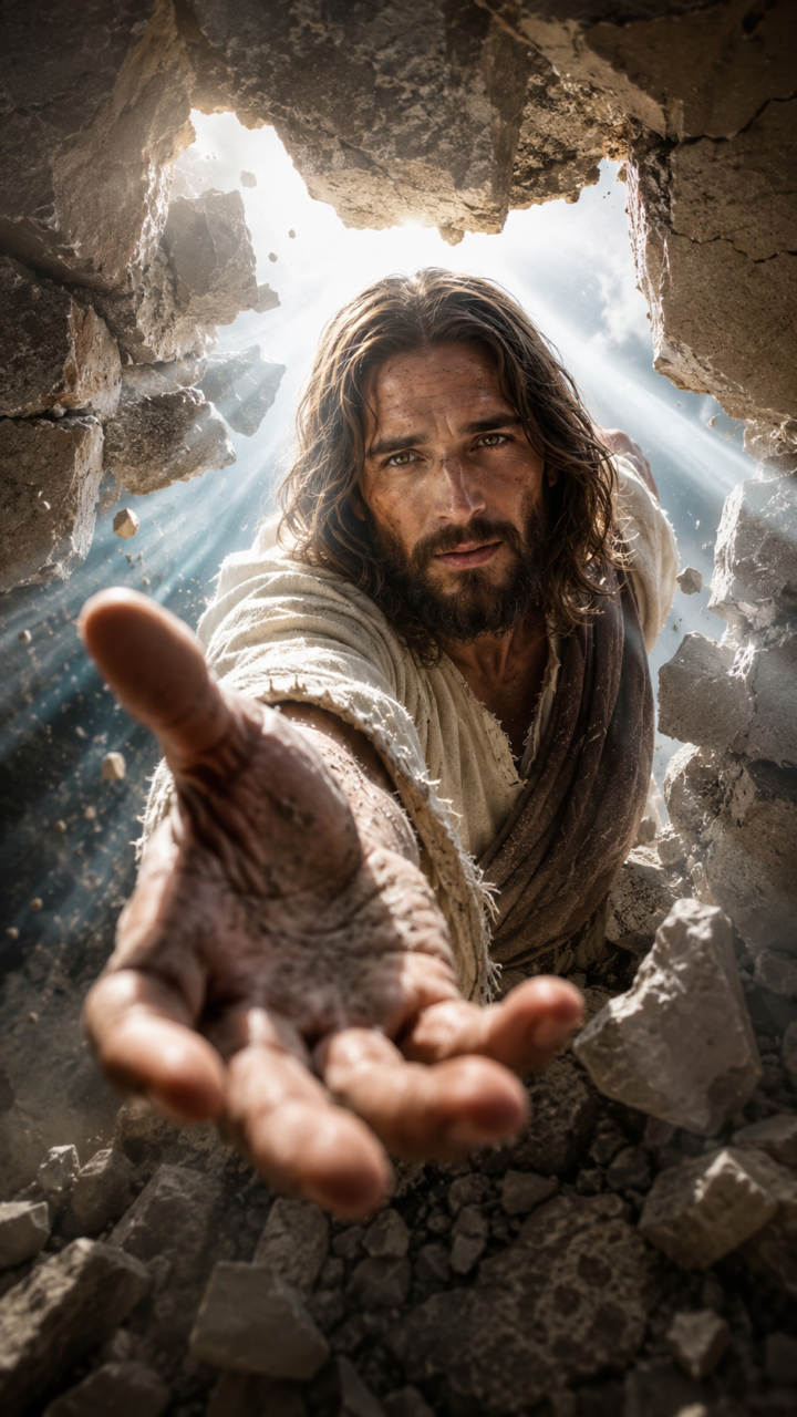 Jesus resgatando