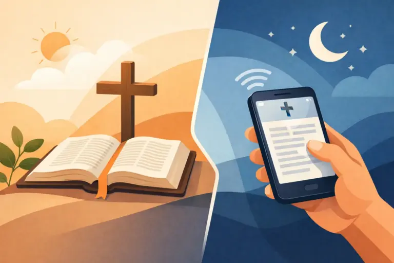 Ler a Bíblia no papel ou no celular: qual escolher?