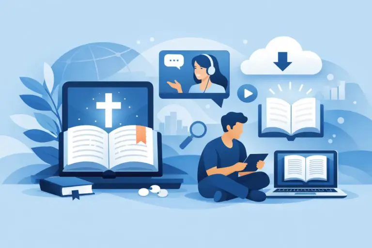 Estudo bíblico digital: benefícios, cuidados e como começar