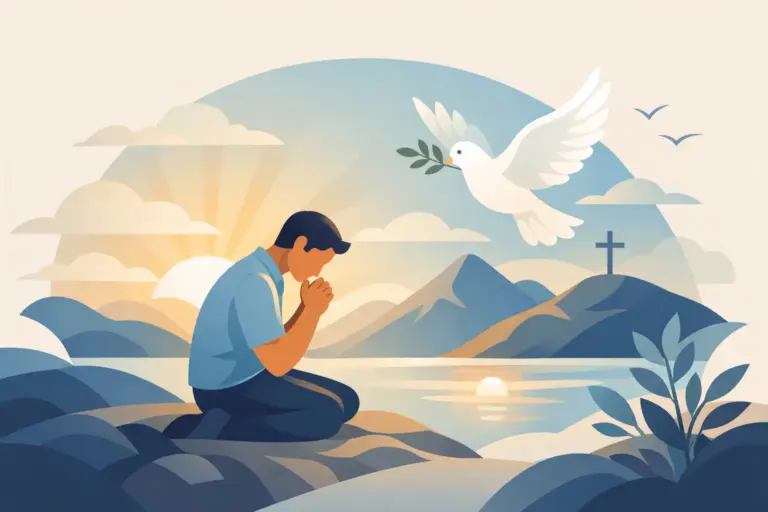 Guia de oração para dias difíceis com paz e fé
