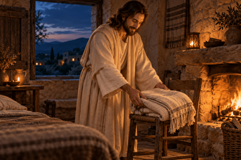 Mensagem de Jesus antes de dormir: acolhimento e paz